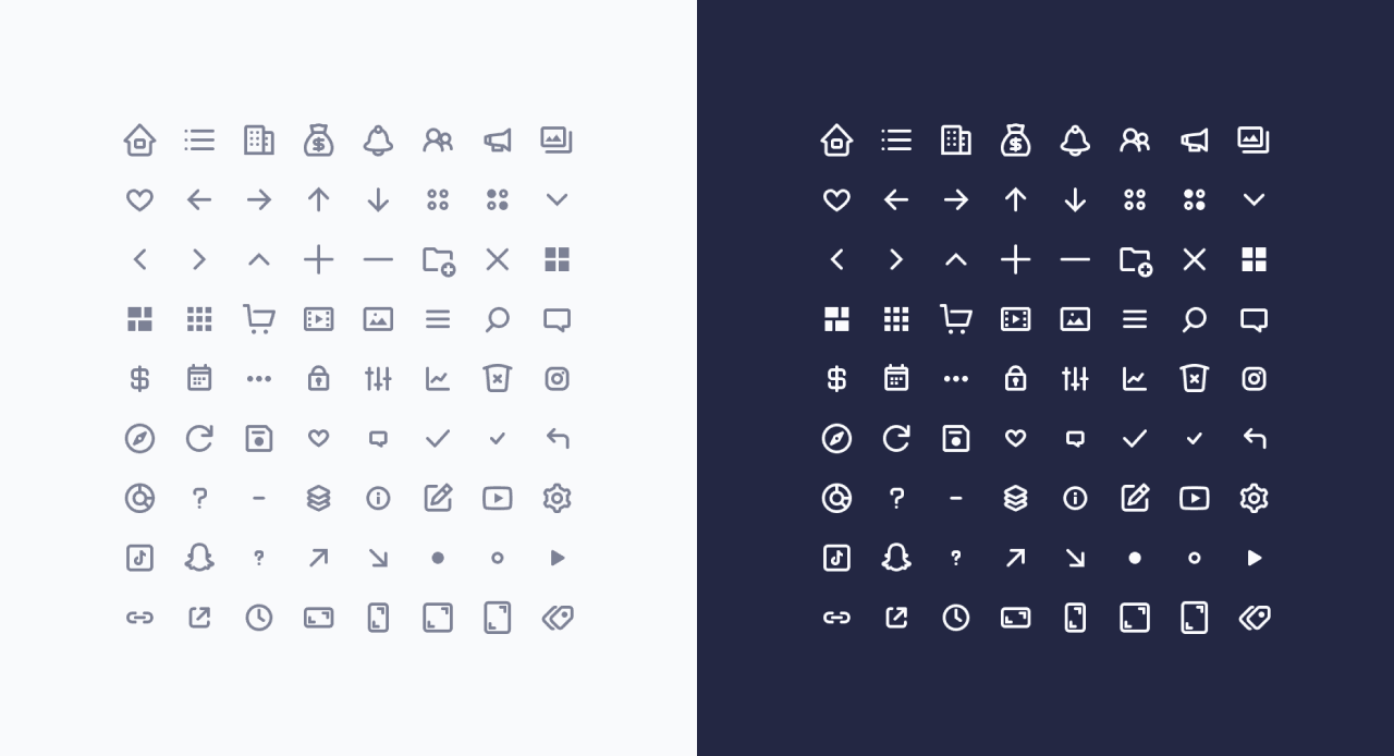 Boksi icon set